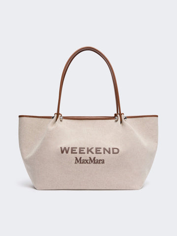 Young Ideas & Henmores -Getto Weekend Canvas Bag -001 Tobacco/Ecru -OS