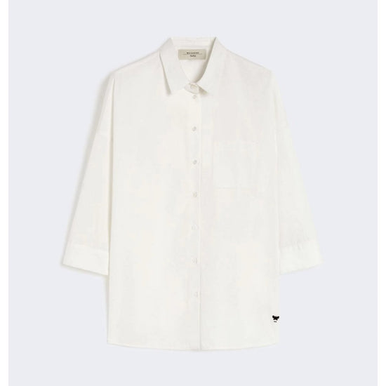Young Ideas/Henmores - Giralda Poplin 3/4 Sleeve Shirt - 001 White - 8