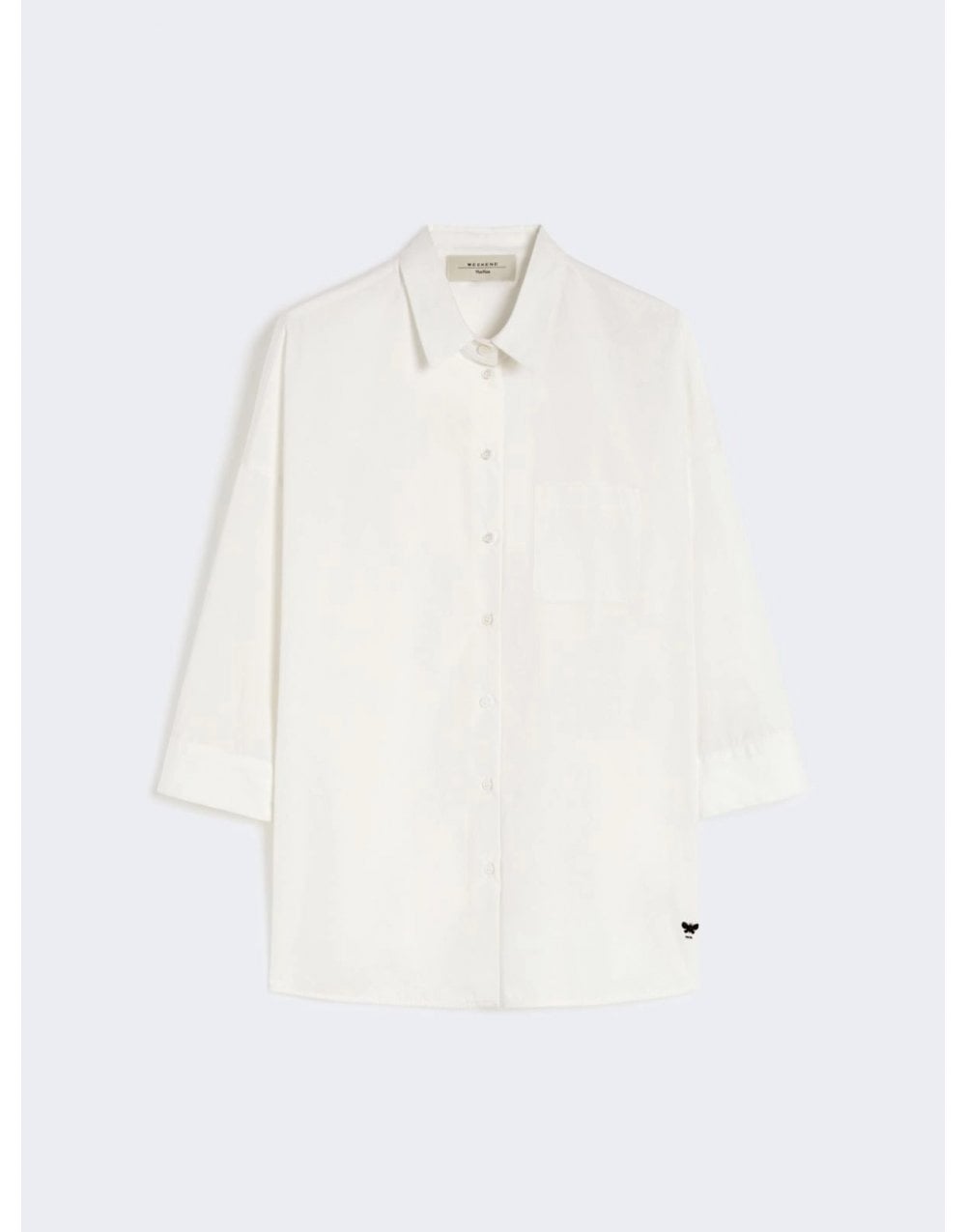 Young Ideas/Henmores - Giralda Poplin 3/4 Sleeve Shirt - 001 White - 8