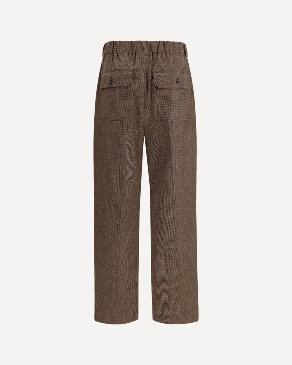 Young Ideas & Henmores -Hateley Straight Leg Pull On Trousers -044 Chocolate -8