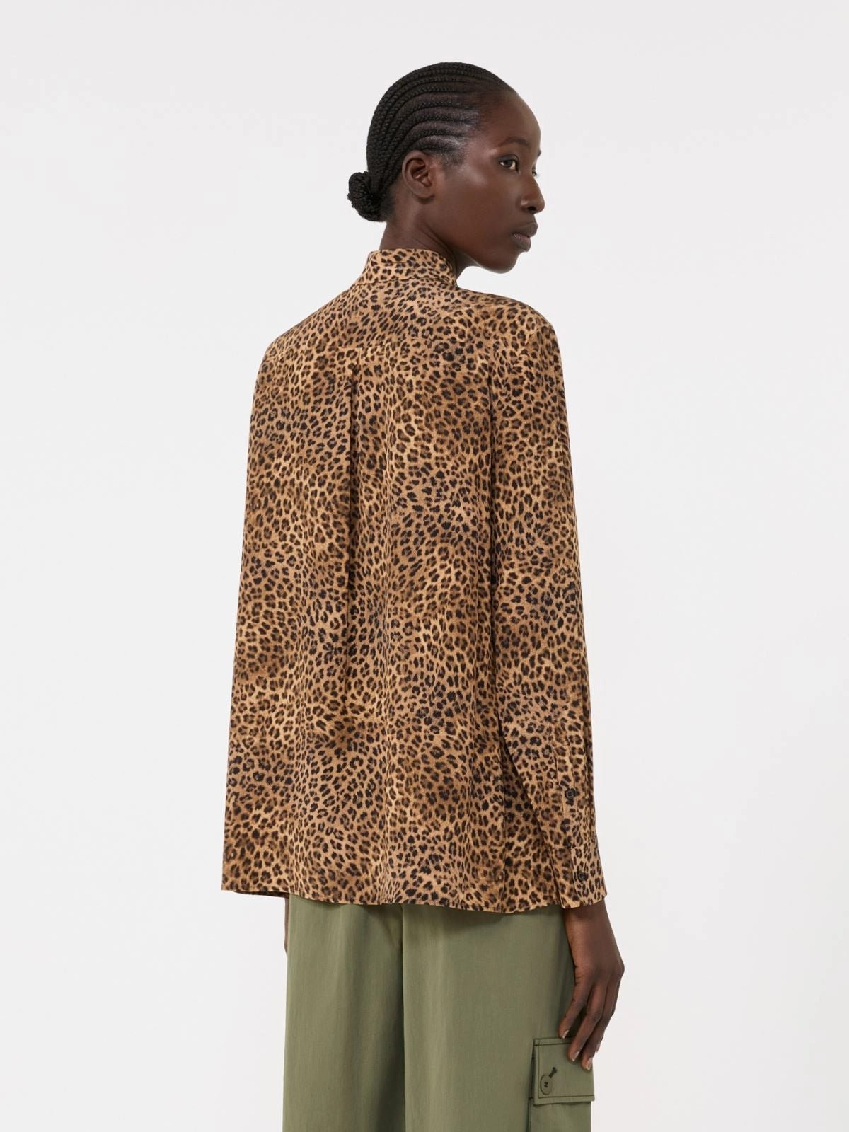 Young Ideas/Henmores - Lemma Leopard Silk Shirt - 003 Leopard - 8
