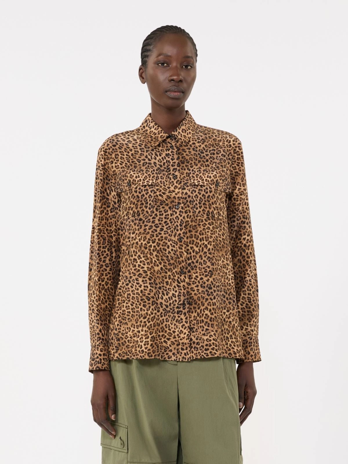 Young Ideas/Henmores - Lemma Leopard Silk Shirt - 003 Leopard - 8
