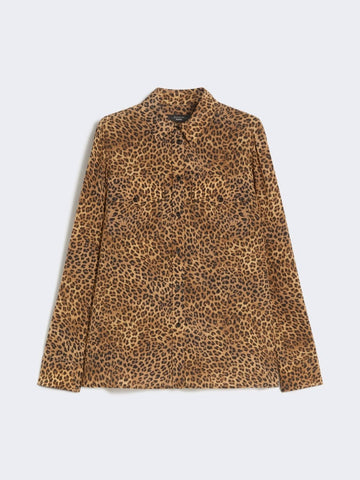 Young Ideas/Henmores - Lemma Leopard Silk Shirt - 003 Leopard - 8