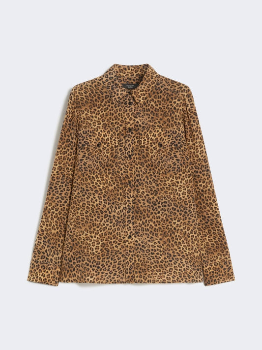 Young Ideas/Henmores - Lemma Leopard Silk Shirt - 003 Leopard - 8