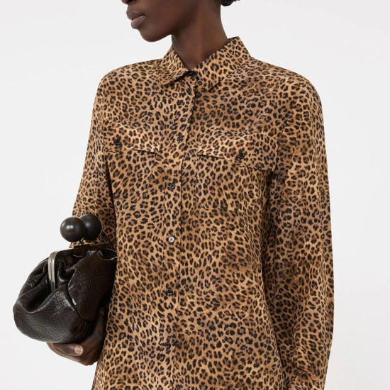 Young Ideas/Henmores - Lemma Leopard Silk Shirt - 003 Leopard - 8
