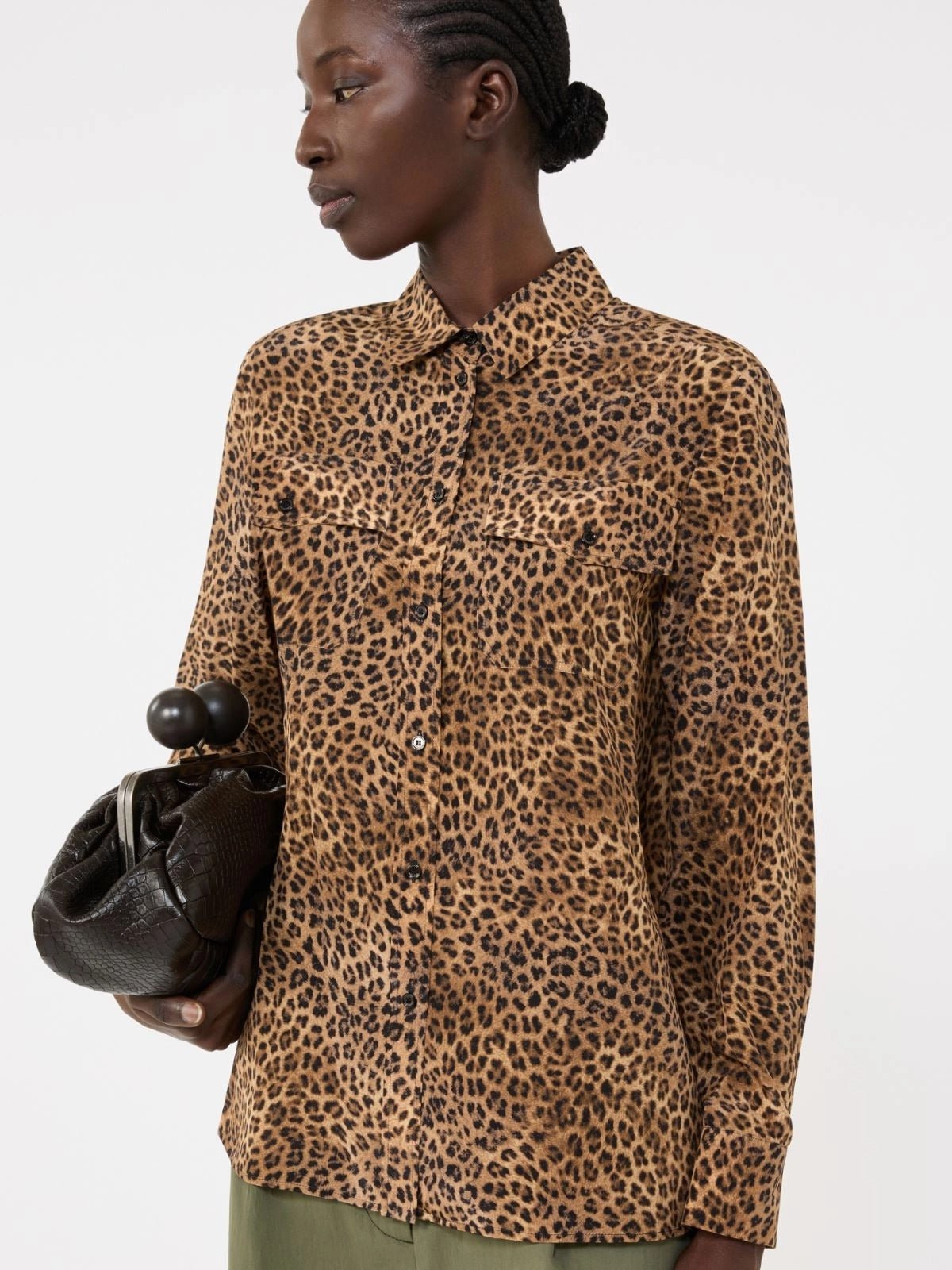 Young Ideas/Henmores - Lemma Leopard Silk Shirt - 003 Leopard - 8