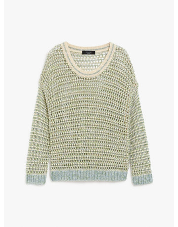 Young Ideas/Henmores - Liuto Mouline Crew Neck Jumper - 001 Green - XS