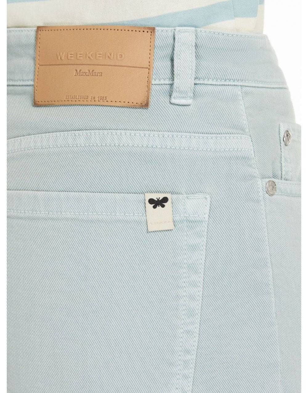 Young Ideas/Henmores - Medina Straight Leg Cotton Jean - 011 Pastel Green - 8