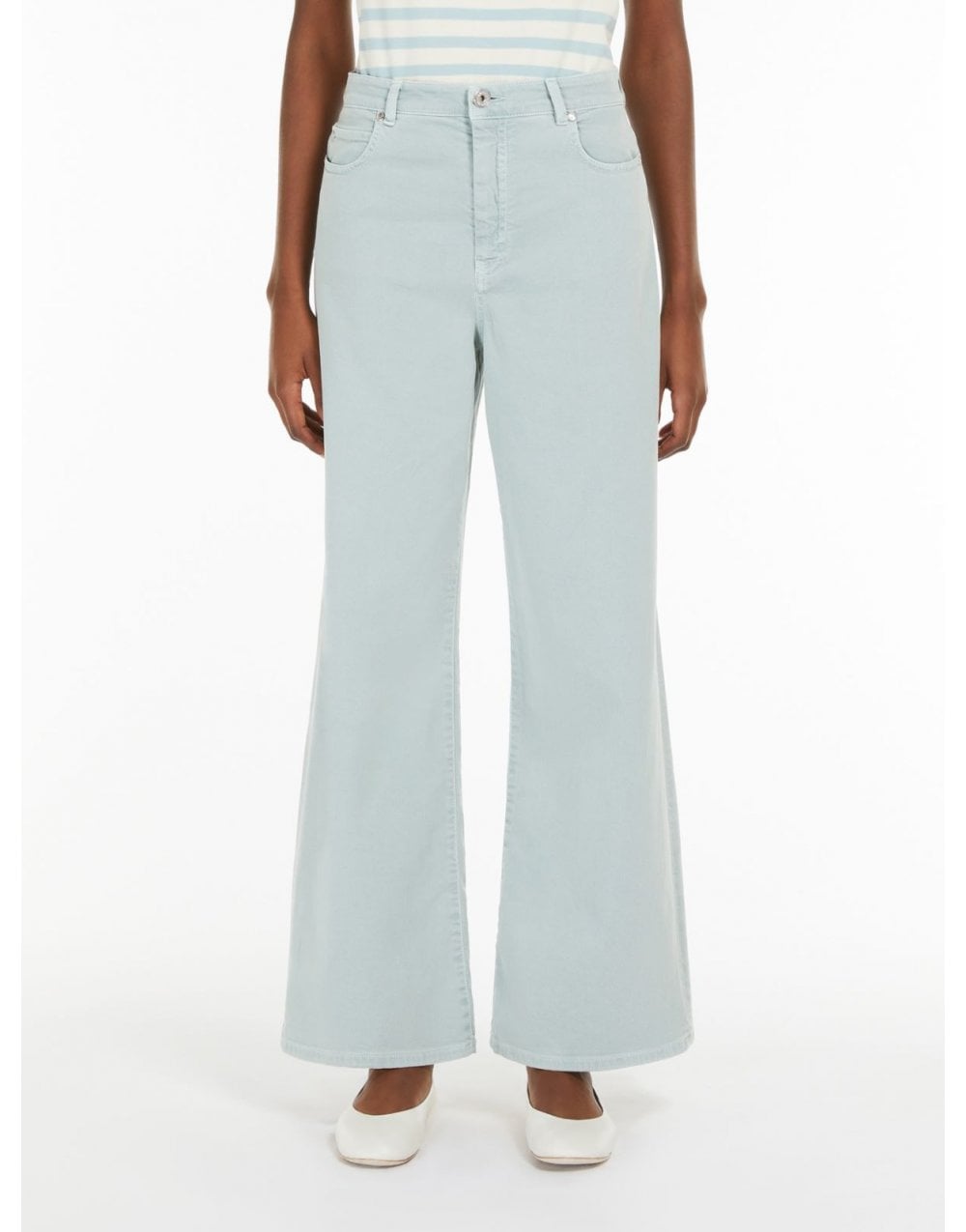 Young Ideas/Henmores - Medina Straight Leg Cotton Jean - 011 Pastel Green - 8