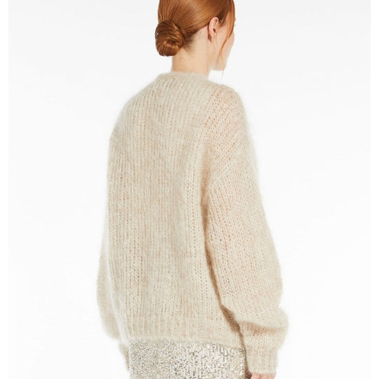 Young Ideas/Henmores - Messina V Neck Cardigan - 003 Sand - XS