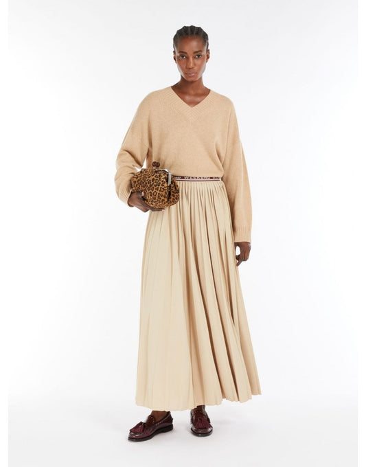 Young Ideas/Henmores - Mestre V Neck Jumper - 003 Sand - XS