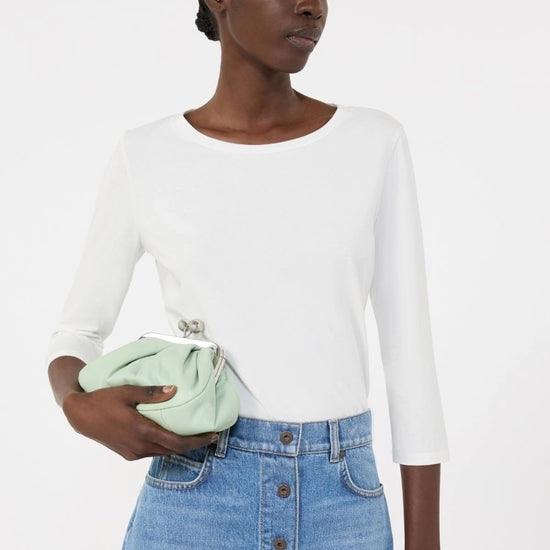 Young Ideas/Henmores - Multia 3/4 sleeve top - 001 White - XS