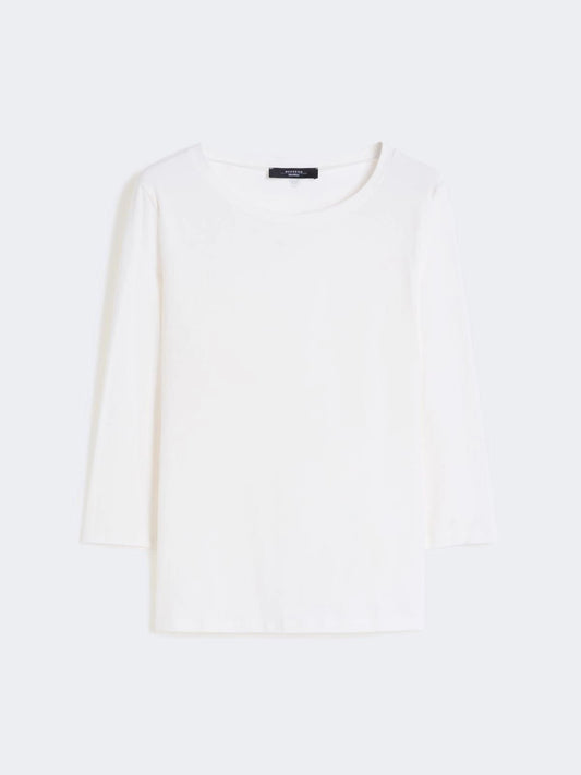 Young Ideas/Henmores - Multia 3/4 sleeve top - 001 White - XS
