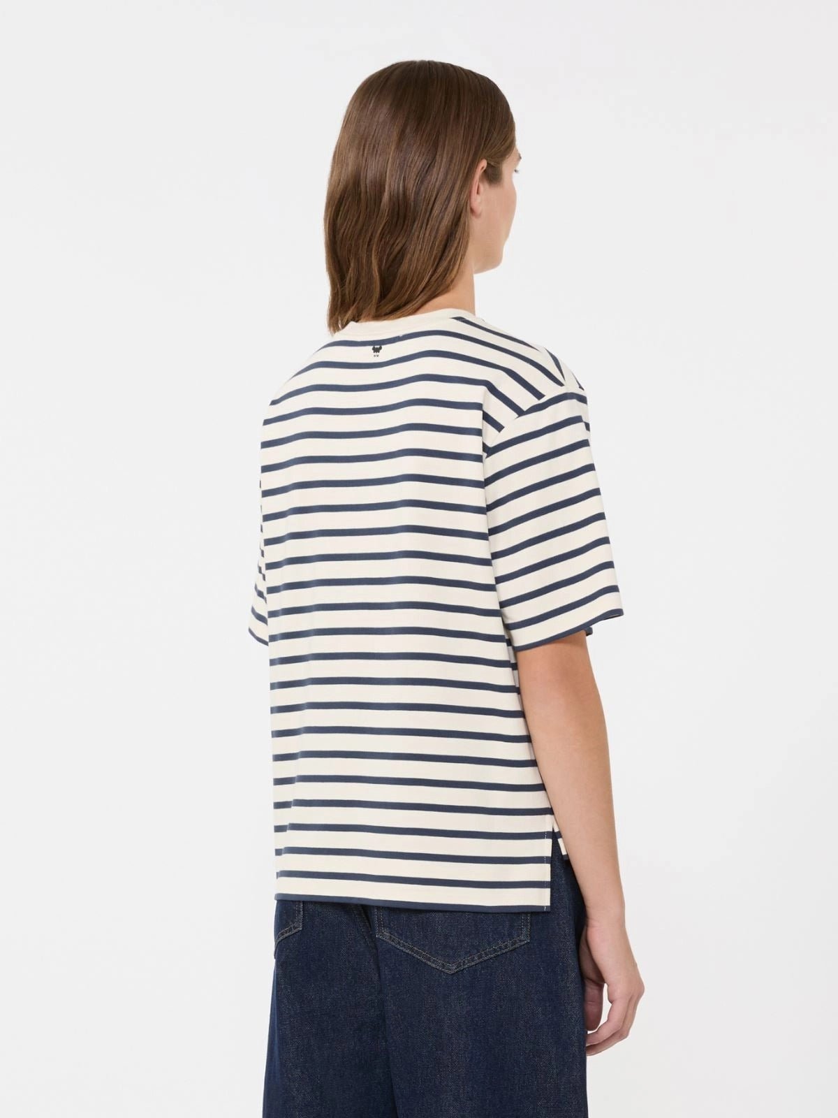 Young Ideas/Henmores - Multid Short Sleeve T-Shirt - 004 Navy Pinstripe - XS