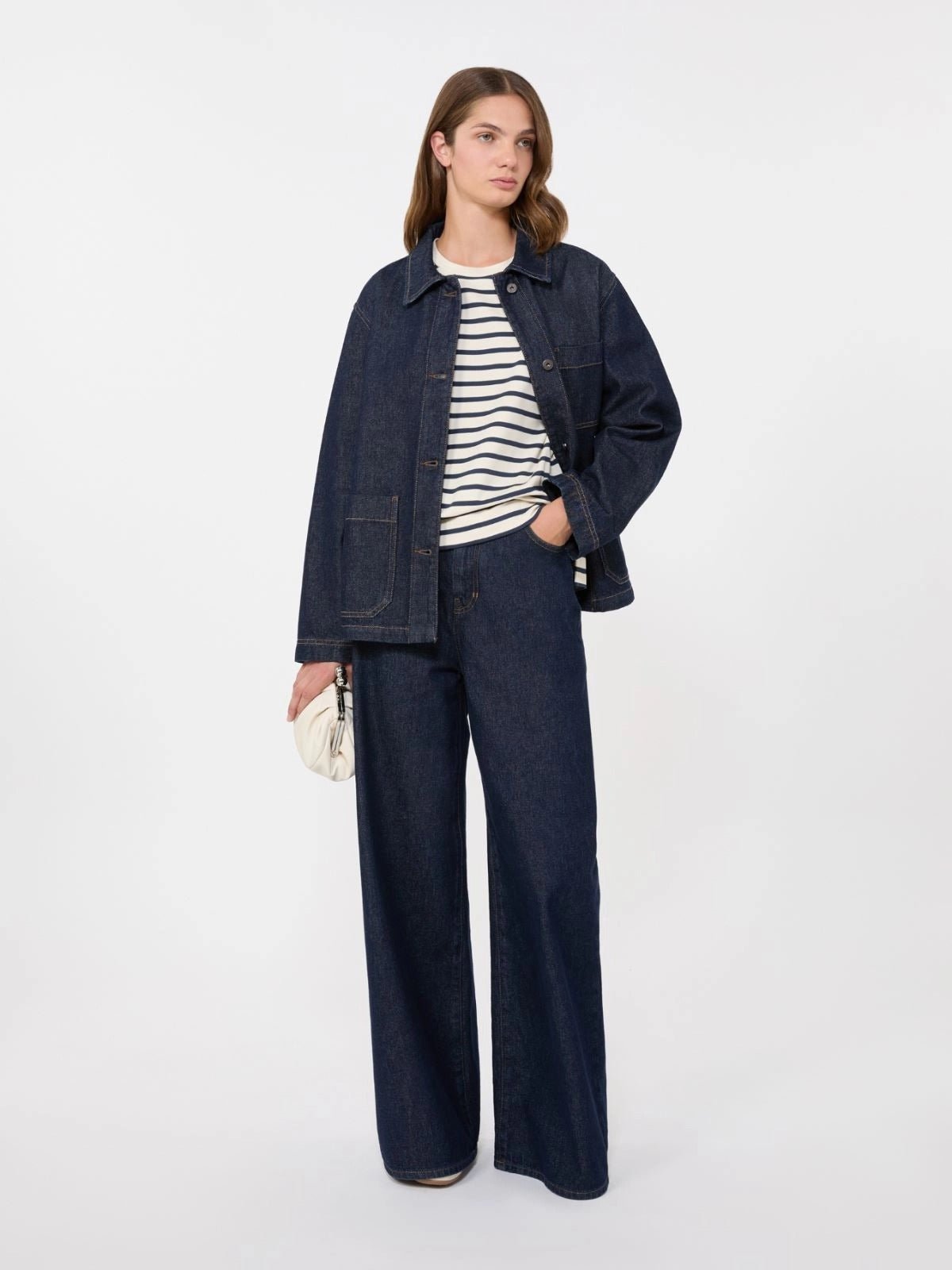 Young Ideas/Henmores - Multid Short Sleeve T-Shirt - 004 Navy Pinstripe - XS