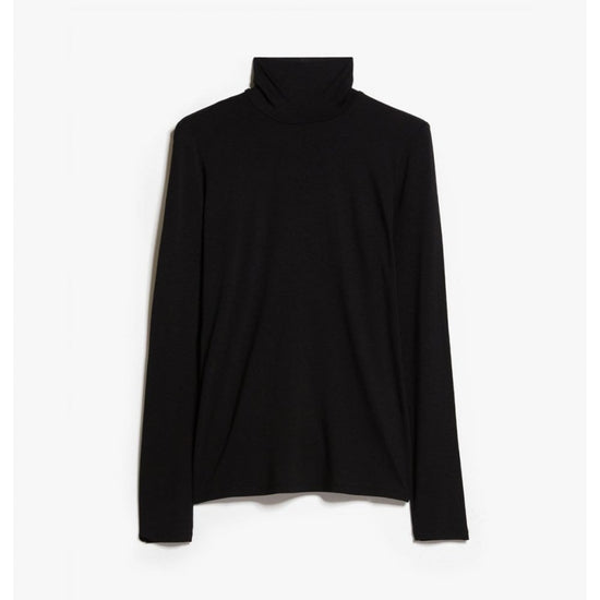 Young Ideas/Henmores - Multif Jersey Roll Neck Top - 001 Chocolate - S