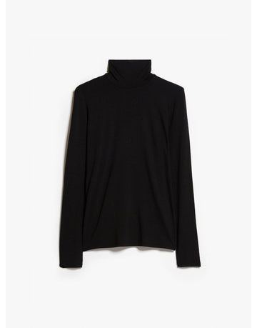 Young Ideas/Henmores - Multif Jersey Roll Neck Top - 001 Chocolate - S