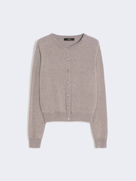 Young Ideas/Henmores - Nebbia Cashmere Mix Cardigan - 002 Turtledove - XS