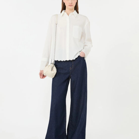 Young Ideas/Henmores - Neutro Emnbroidered Detail Shirt - 004 Ivory - 8