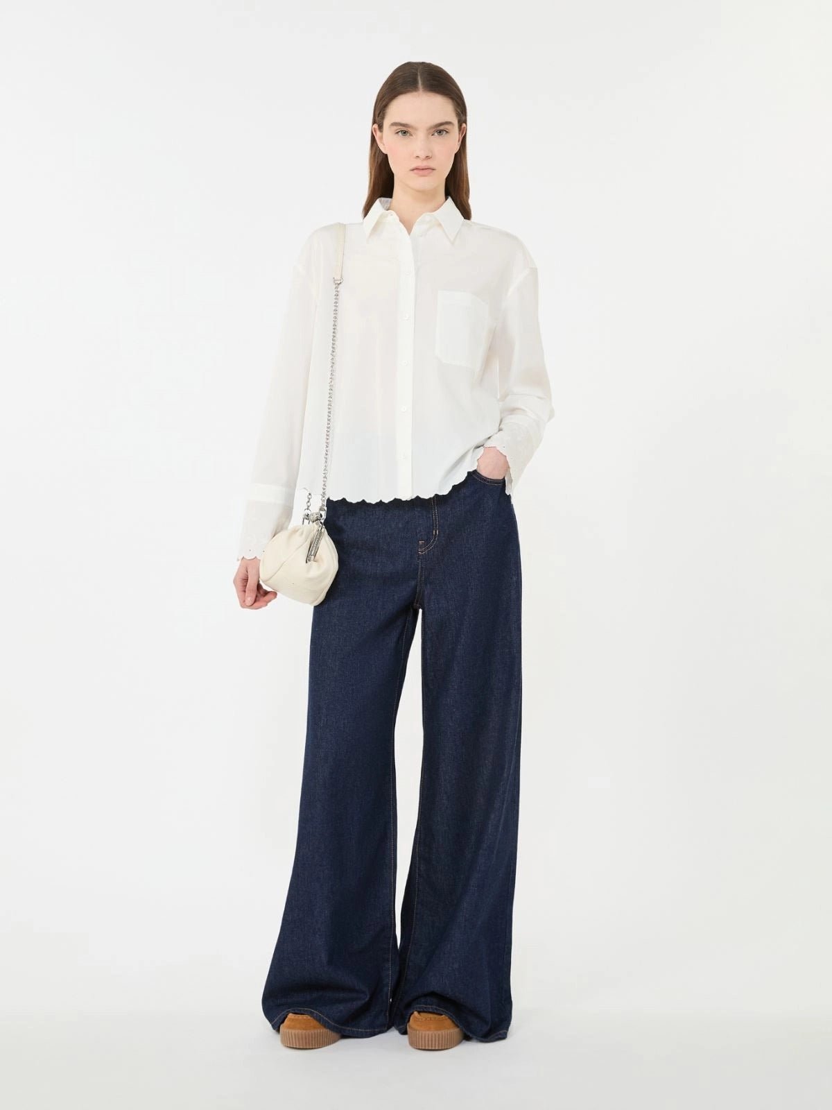 Young Ideas/Henmores - Neutro Emnbroidered Detail Shirt - 004 Ivory - 8