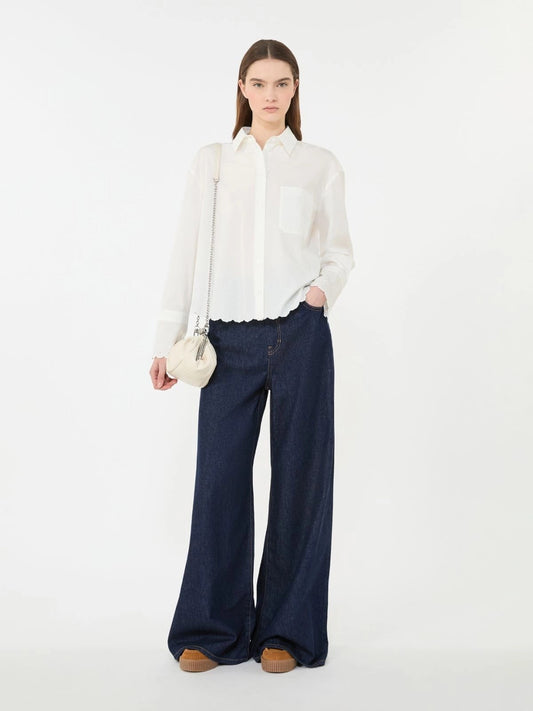 Young Ideas/Henmores - Neutro Emnbroidered Detail Shirt - 004 Ivory - 8