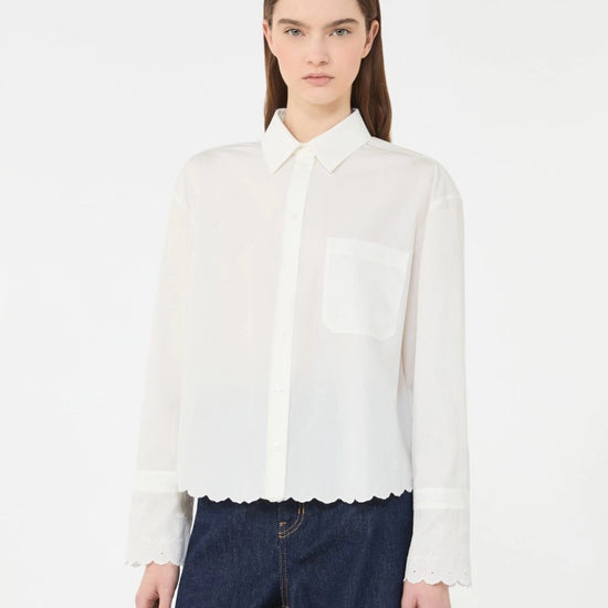 Young Ideas/Henmores - Neutro Emnbroidered Detail Shirt - 004 Ivory - 8