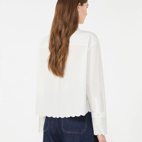 Young Ideas/Henmores - Neutro Emnbroidered Detail Shirt - 004 Ivory - 8