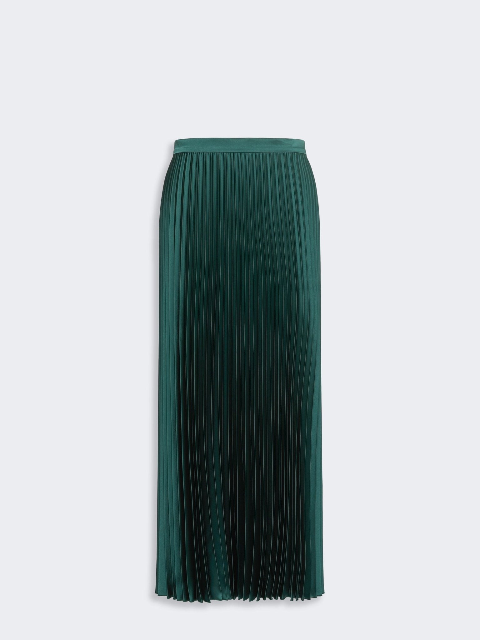 Young Ideas & Henmores -Nicchia Pleated Midi Skirt -011 Dark Green -8