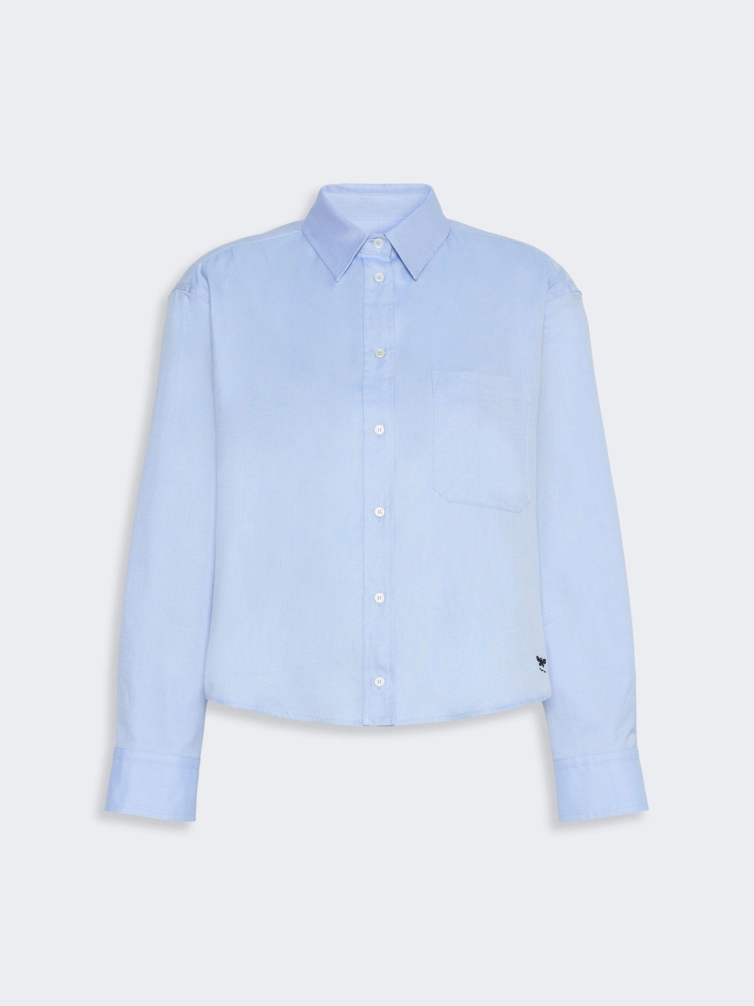Young Ideas & Henmores -Nuoro Crop Shirt -002 Light Blue -6