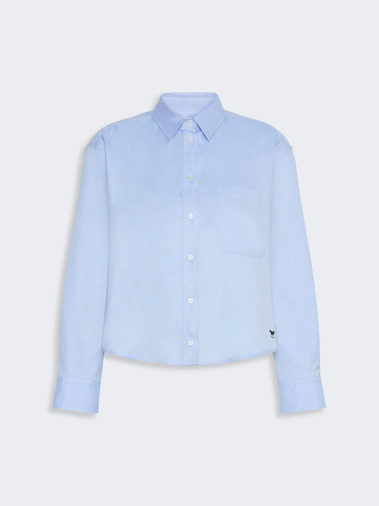Young Ideas & Henmores -Nuoro Crop Shirt -002 Light Blue -6