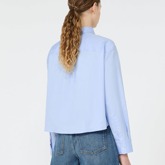 Young Ideas & Henmores -Nuoro Crop Shirt -002 Light Blue -6