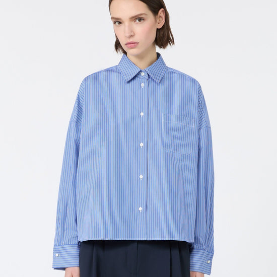 Young Ideas & Henmores -Ovatta Alternate Stripe Shirt -003 Navy/Blue -6