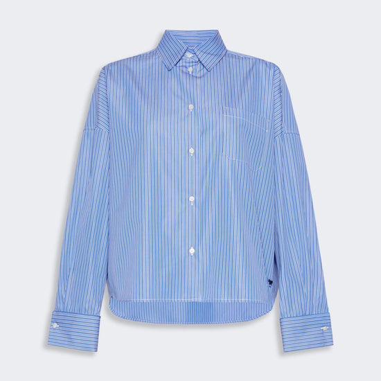 Young Ideas & Henmores -Ovatta Alternate Stripe Shirt -003 Navy/Blue -6
