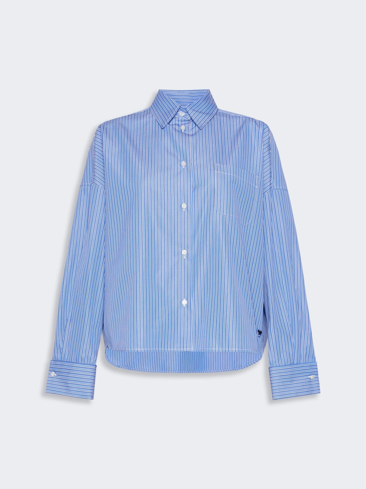 Young Ideas & Henmores -Ovatta Alternate Stripe Shirt -003 Navy/Blue -6