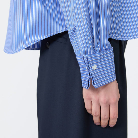Young Ideas & Henmores -Ovatta Alternate Stripe Shirt -003 Navy/Blue -6