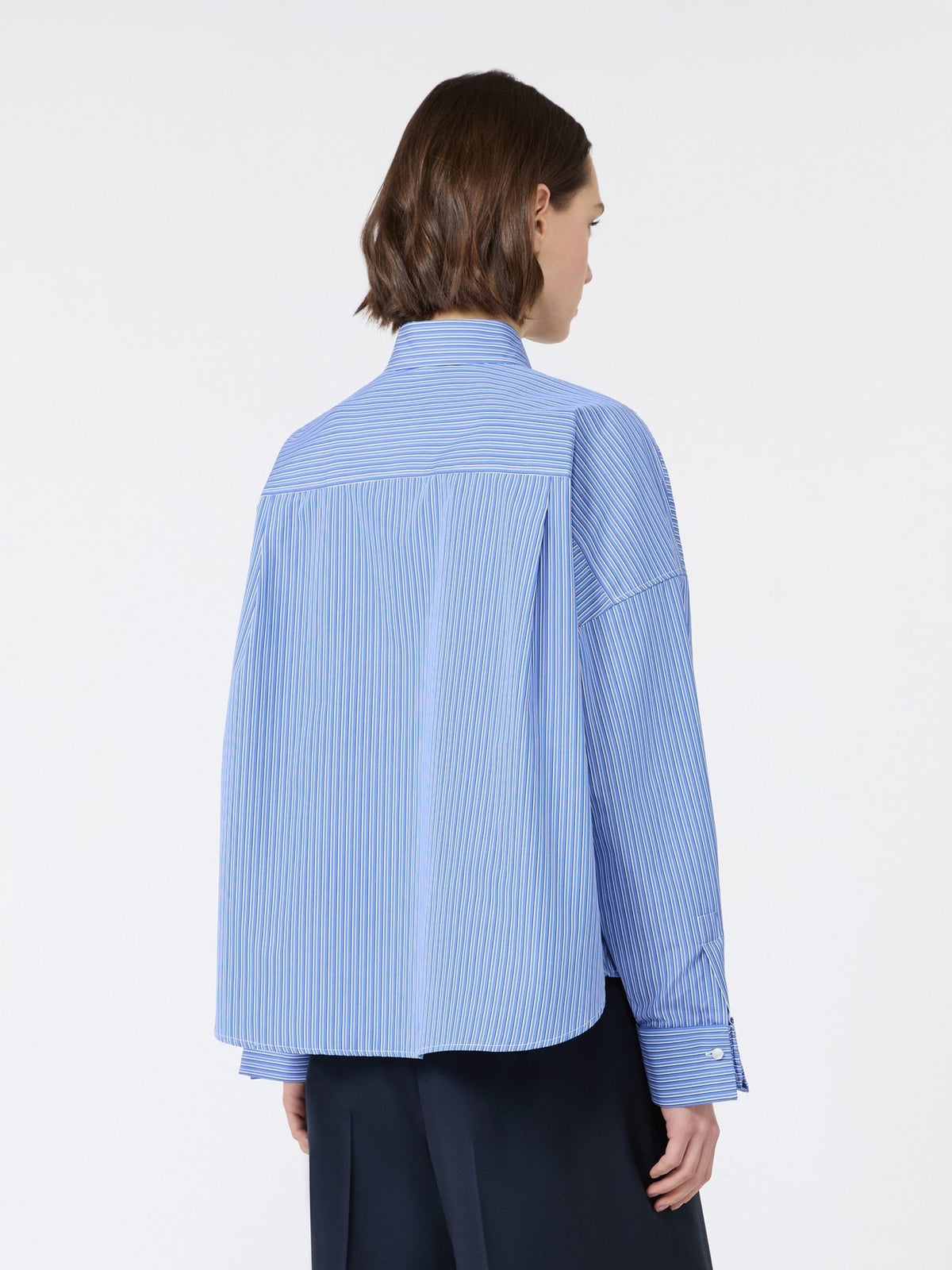 Young Ideas & Henmores -Ovatta Alternate Stripe Shirt -003 Navy/Blue -6