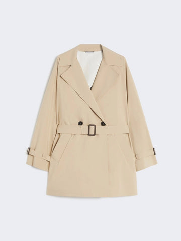 Young Ideas/Henmores - Ovatta Short Trench Coat - 001 Beige - 6
