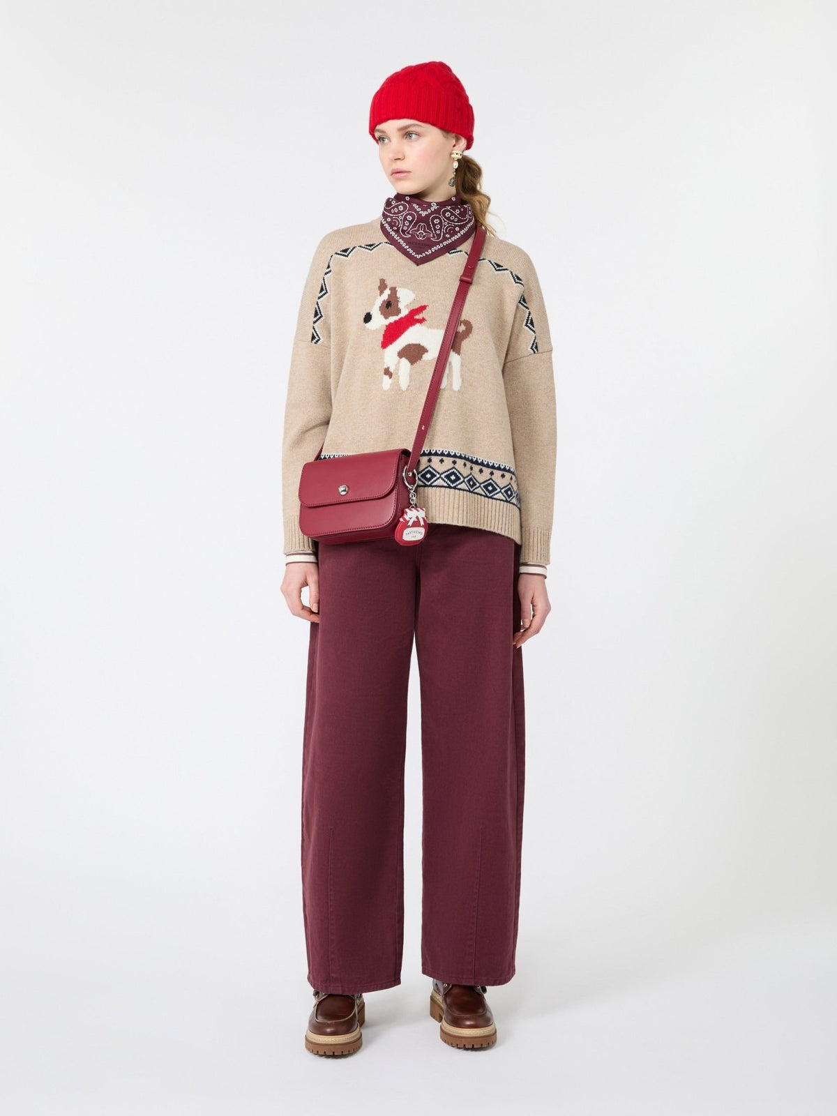 Young Ideas & Henmores -Pavidi Dog Jumper -008 Sand -XS