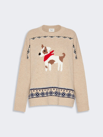 Young Ideas & Henmores -Pavidi Dog Jumper -008 Sand -XS