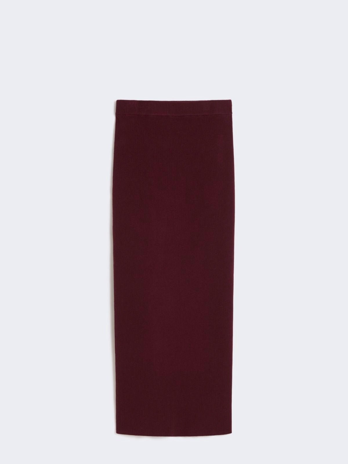 Young Ideas/Henmores - Pinza Knitted Midi Skirt - 006 Bordeaux - S