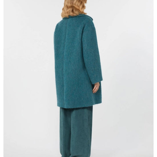 Young Ideas/Henmores - Rada Textured Midi Coat - 008 Oil - 8