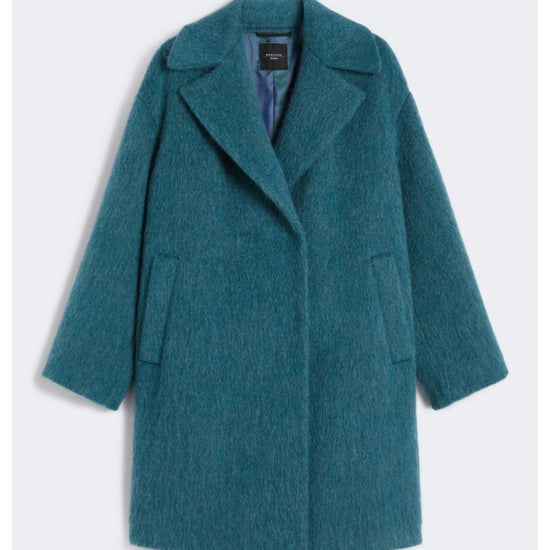 Young Ideas/Henmores - Rada Textured Midi Coat - 008 Oil - 8