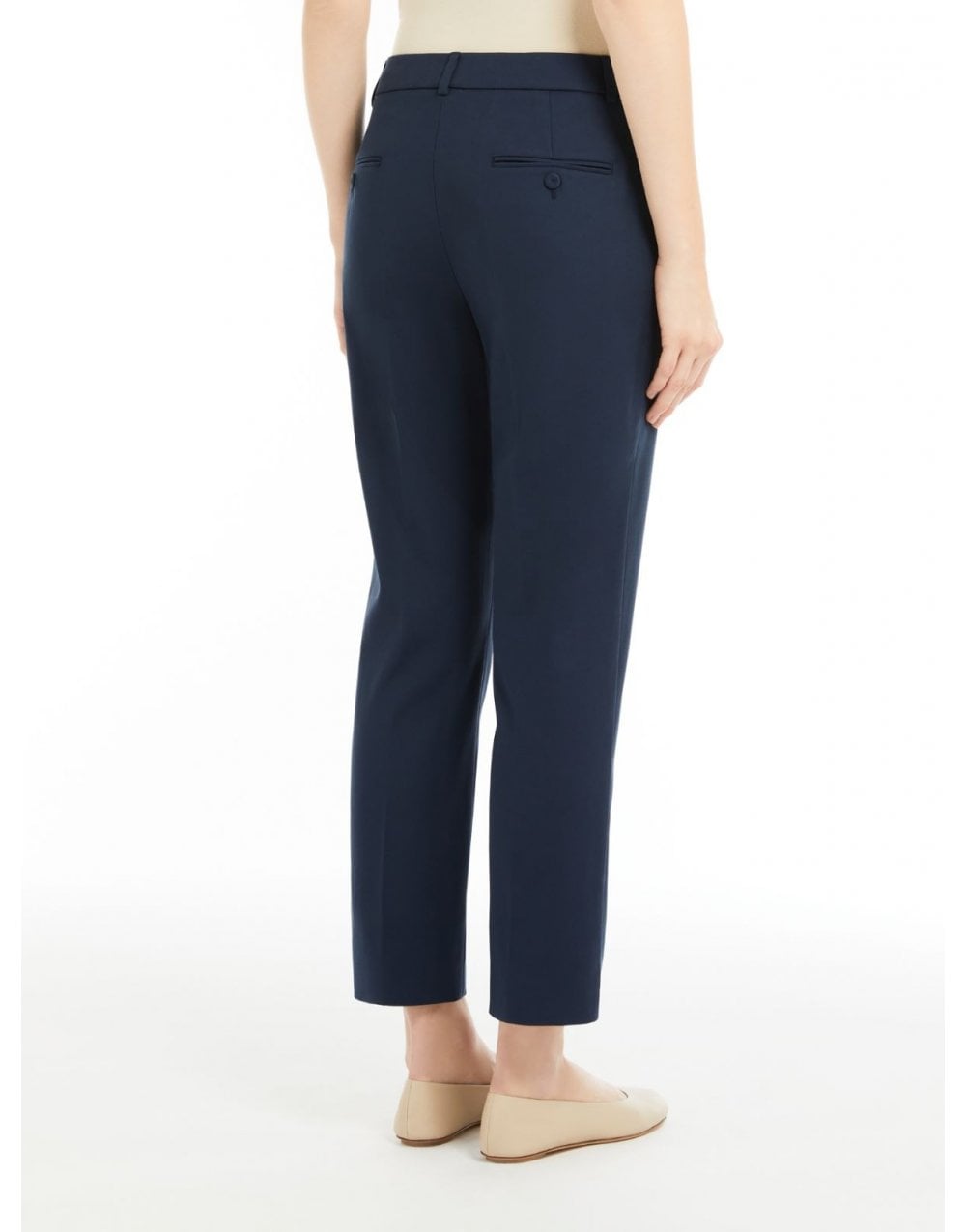 Young Ideas/Henmores - Rana Straight Leg Trouser - 004 Navy - 8