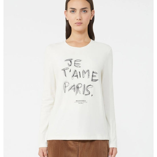 Young Ideas/Henmores - Renoir Je TAime T-Shirt - 005 Ecru - XS