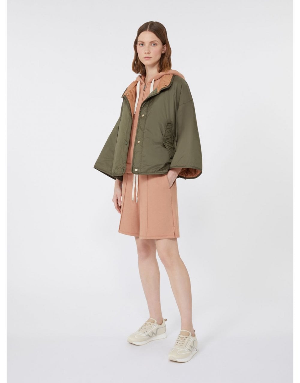 Young Ideas/Henmores - Ronco Wide Sleeve Quilted Jacket - 011 Khaki - 6