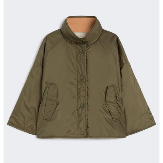 Young Ideas/Henmores - Ronco Wide Sleeve Quilted Jacket - 011 Khaki - 6