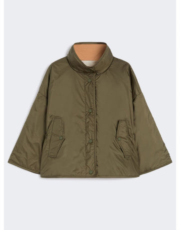 Young Ideas/Henmores - Ronco Wide Sleeve Quilted Jacket - 011 Khaki - 6