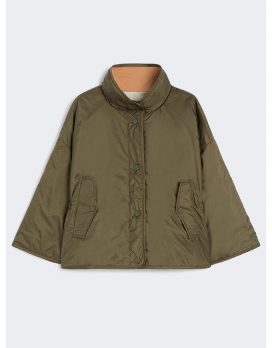 Young Ideas/Henmores - Ronco Wide Sleeve Quilted Jacket - 011 Khaki - 6