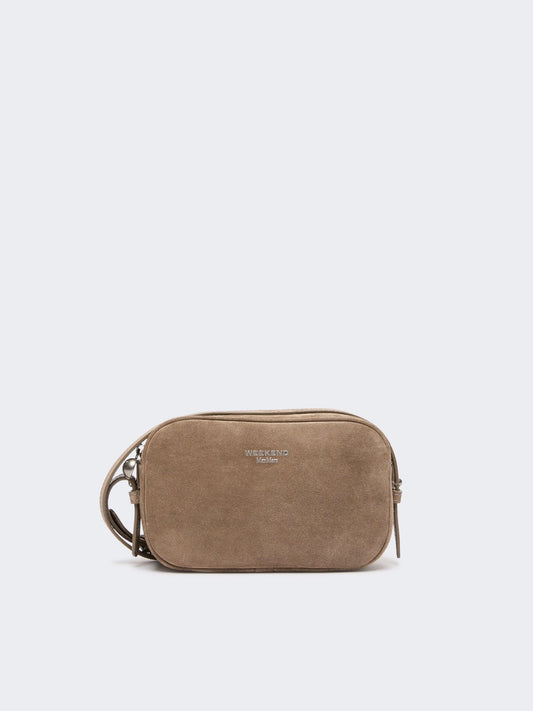 Young Ideas & Henmores -Struzzo Suede Crossbody Bag -001 Chocolate -OS