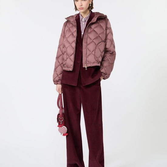 Young Ideas & Henmores -Tania Wide Leg Corduroy Trousers -006 Bordeaux -8